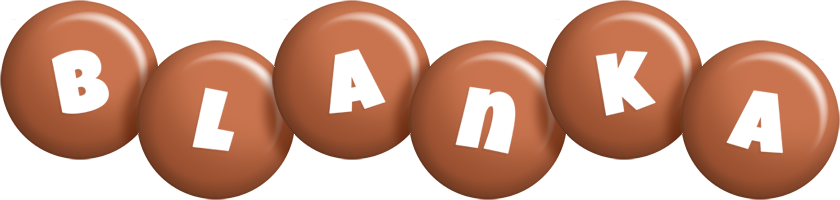 Blanka candy-brown logo