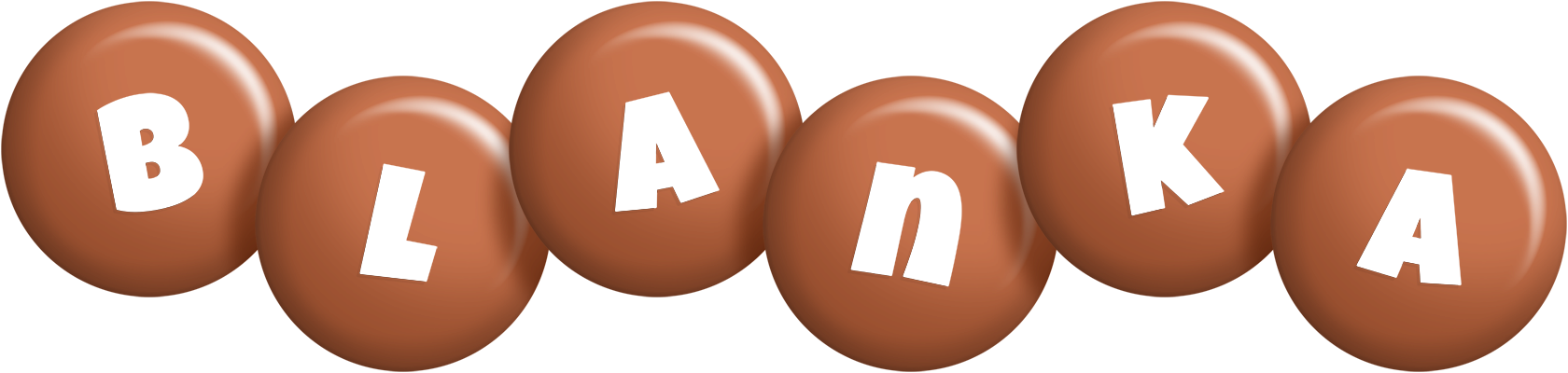 Blanka candy-brown logo
