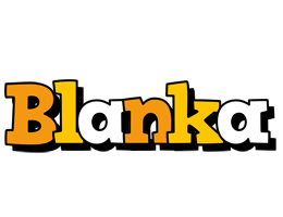 Blanka cartoon logo