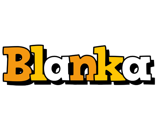 Blanka cartoon logo