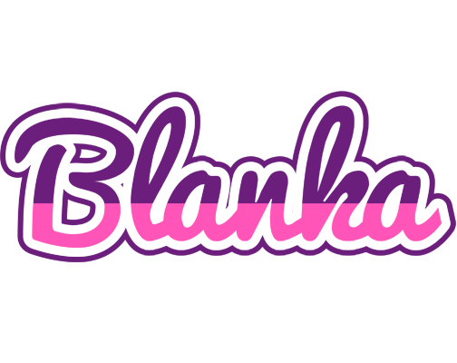 Blanka cheerful logo