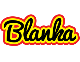 Blanka flaming logo