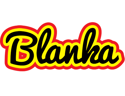Blanka flaming logo