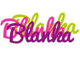 Blanka flowers logo