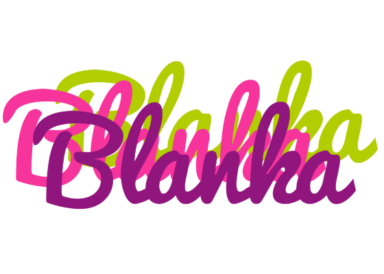 Blanka flowers logo