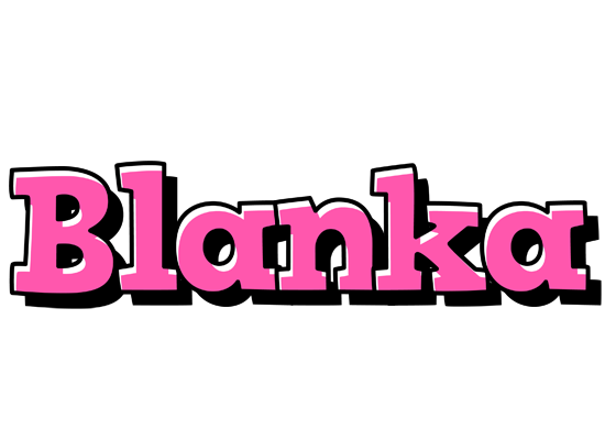 Blanka girlish logo