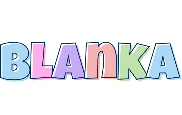 Blanka pastel logo