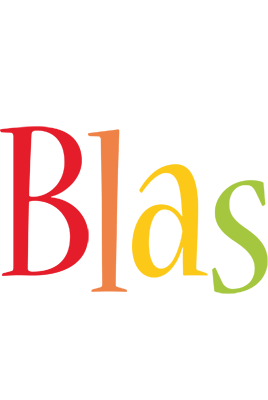 Blas birthday logo
