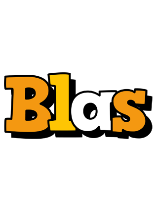 Blas cartoon logo