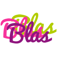 Blas flowers logo