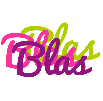 Blas flowers logo