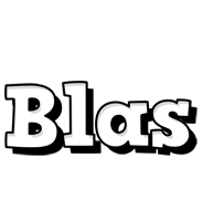 Blas snowing logo