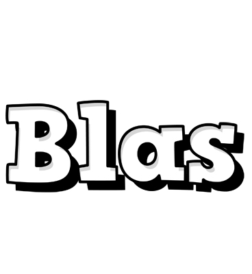 Blas snowing logo