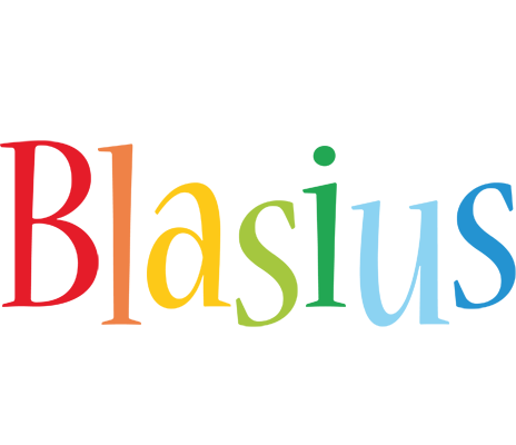 Blasius birthday logo