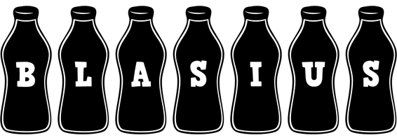 Blasius bottle logo