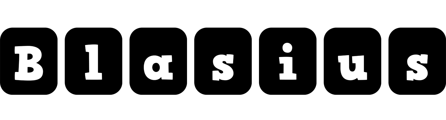 Blasius box logo