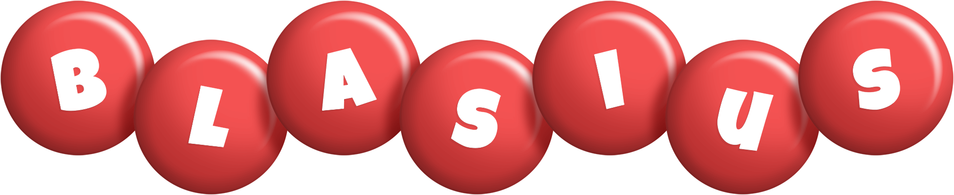 Blasius candy-red logo