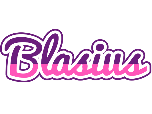 Blasius cheerful logo