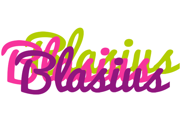 Blasius flowers logo