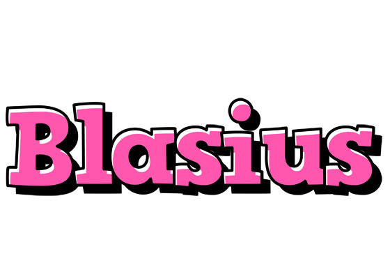 Blasius girlish logo