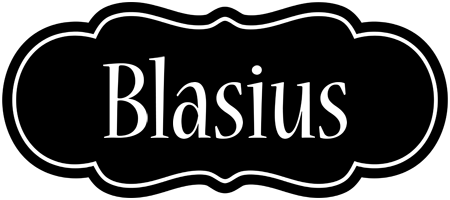 Blasius welcome logo