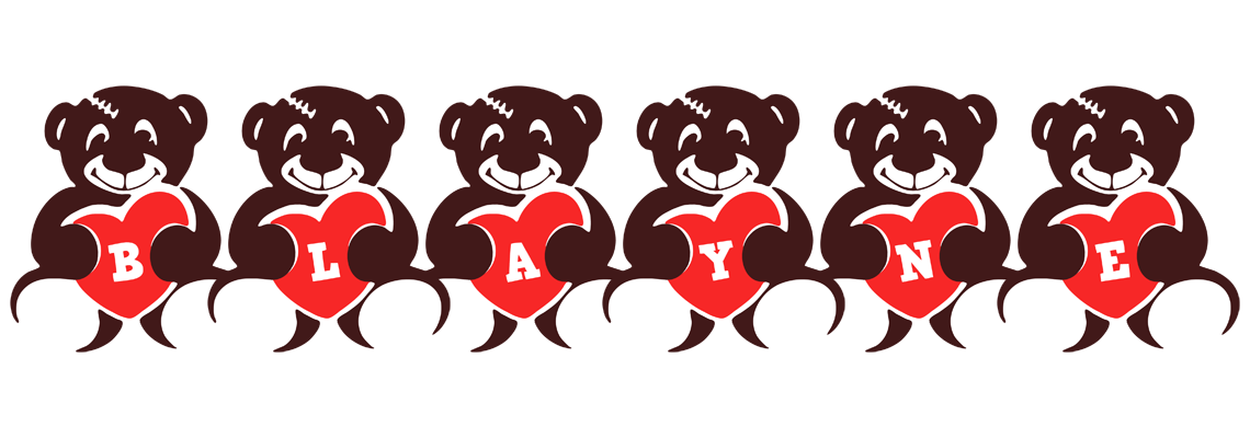 Blayne bear logo