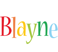 Blayne birthday logo