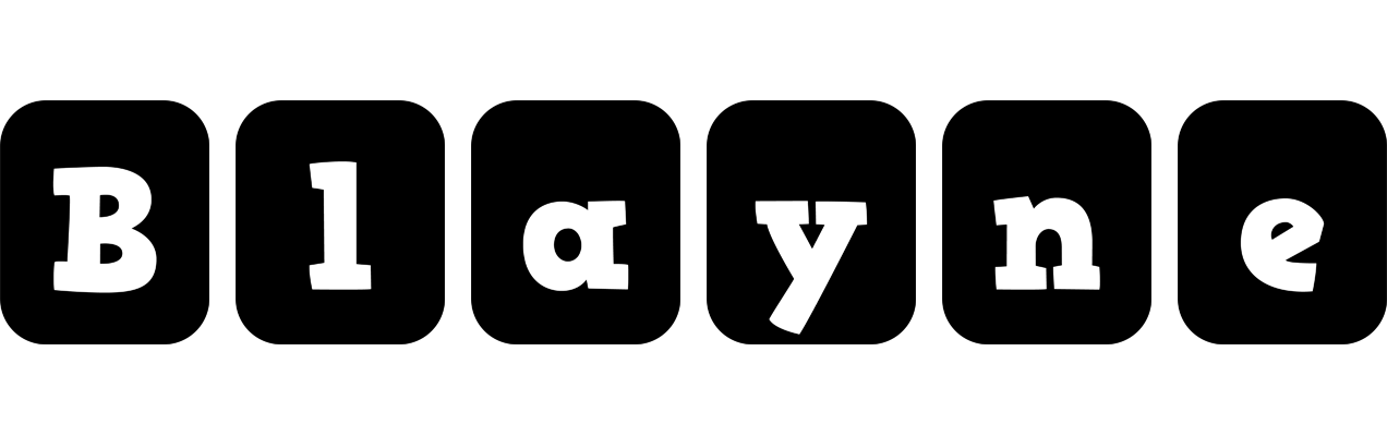 Blayne box logo