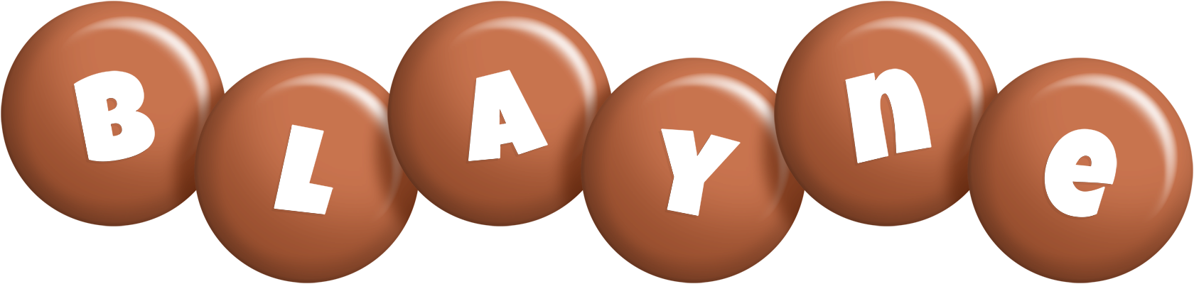 Blayne candy-brown logo