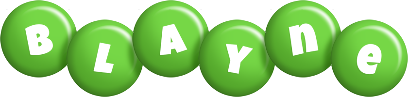 Blayne candy-green logo