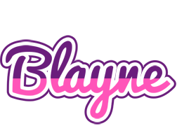 Blayne cheerful logo