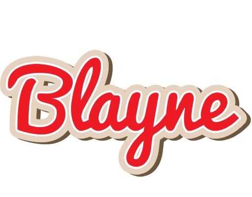 Blayne chocolate logo