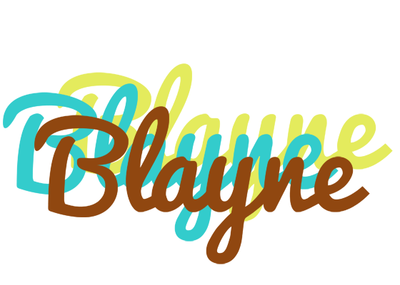 Blayne cupcake logo