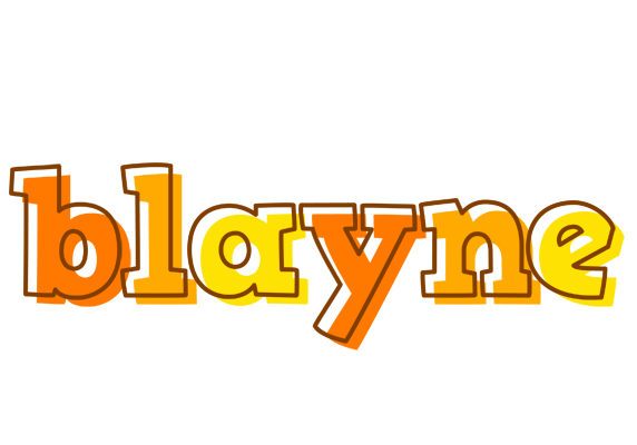 Blayne desert logo