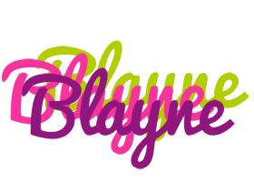 Blayne flowers logo