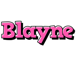 Blayne girlish logo