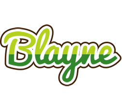 Blayne golfing logo