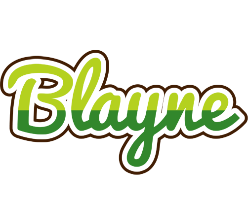 Blayne golfing logo