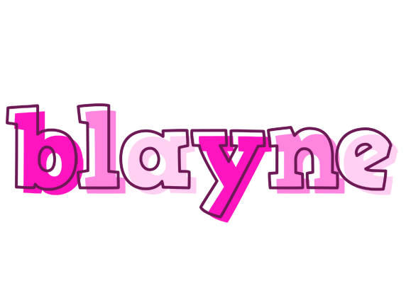Blayne hello logo