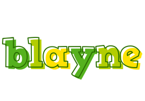 Blayne juice logo