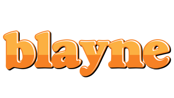 Blayne orange logo