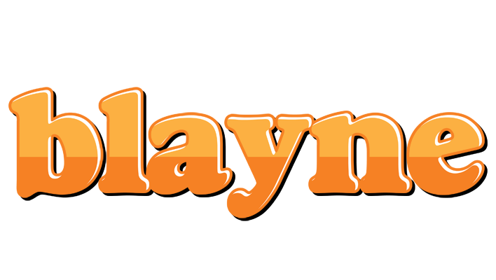 Blayne orange logo