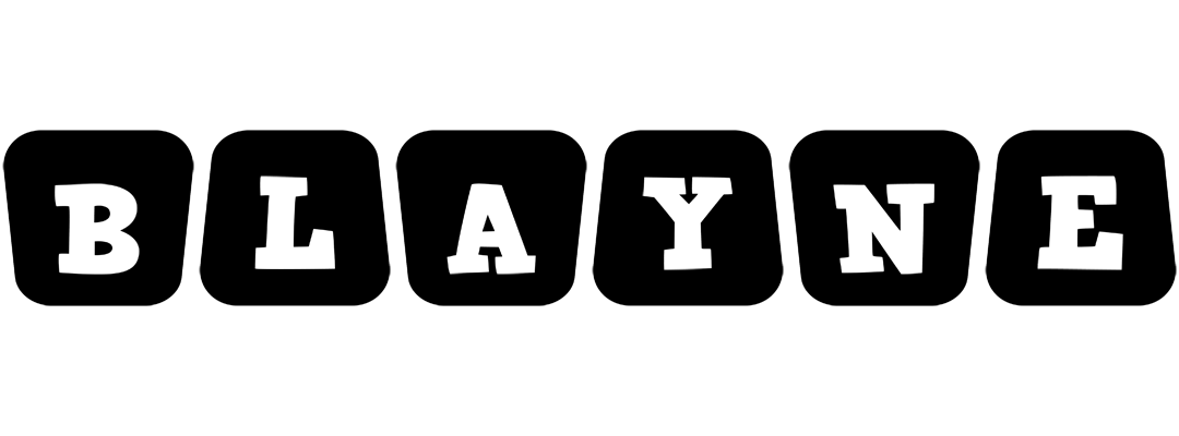 Blayne racing logo