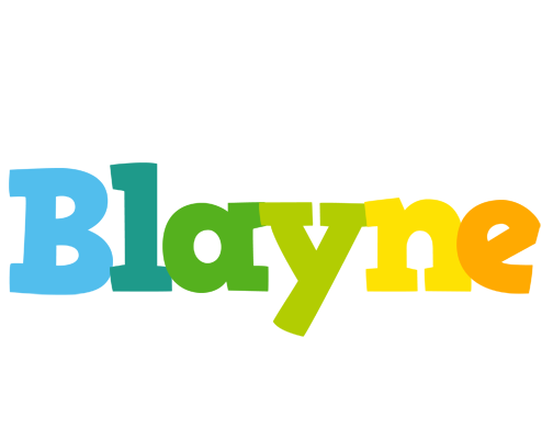 Blayne rainbows logo