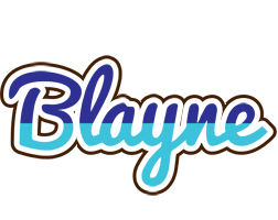 Blayne raining logo