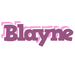 Blayne relaxing logo