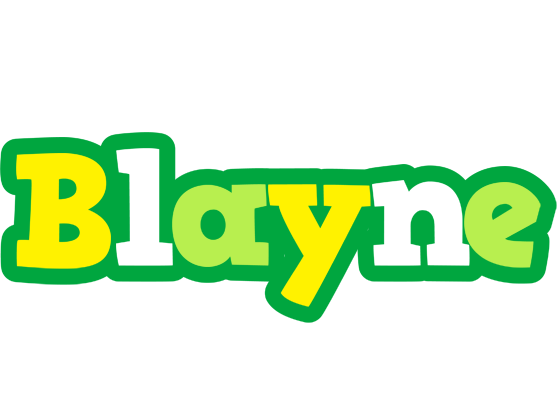 Blayne soccer logo
