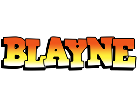 Blayne sunset logo