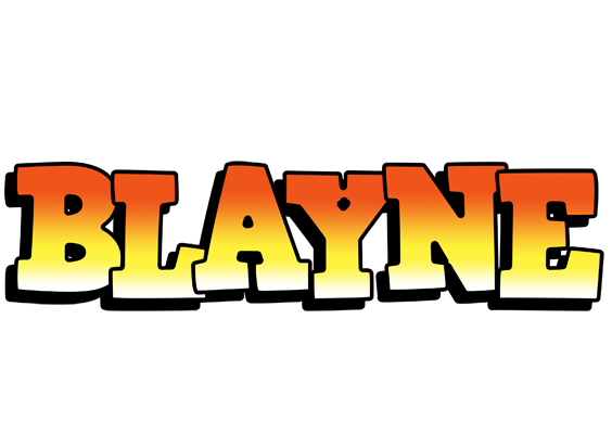 Blayne sunset logo