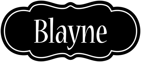 Blayne welcome logo